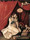 Hans Baldung Virgin and Child in a Room painting